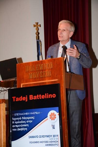•	Tadej Battelino: Καθηγητής Παιδιατρικής, Ιατρική Σχολή του Πανεπιστημίου της Ljubljana, Σλοβενία