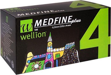 ΒΕΛΟΝΕΣ- Wellion Medfine plus 4mm 